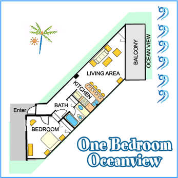 Sunglow Resort Daytona Beach Shores One Bedroom Oceanview Suite